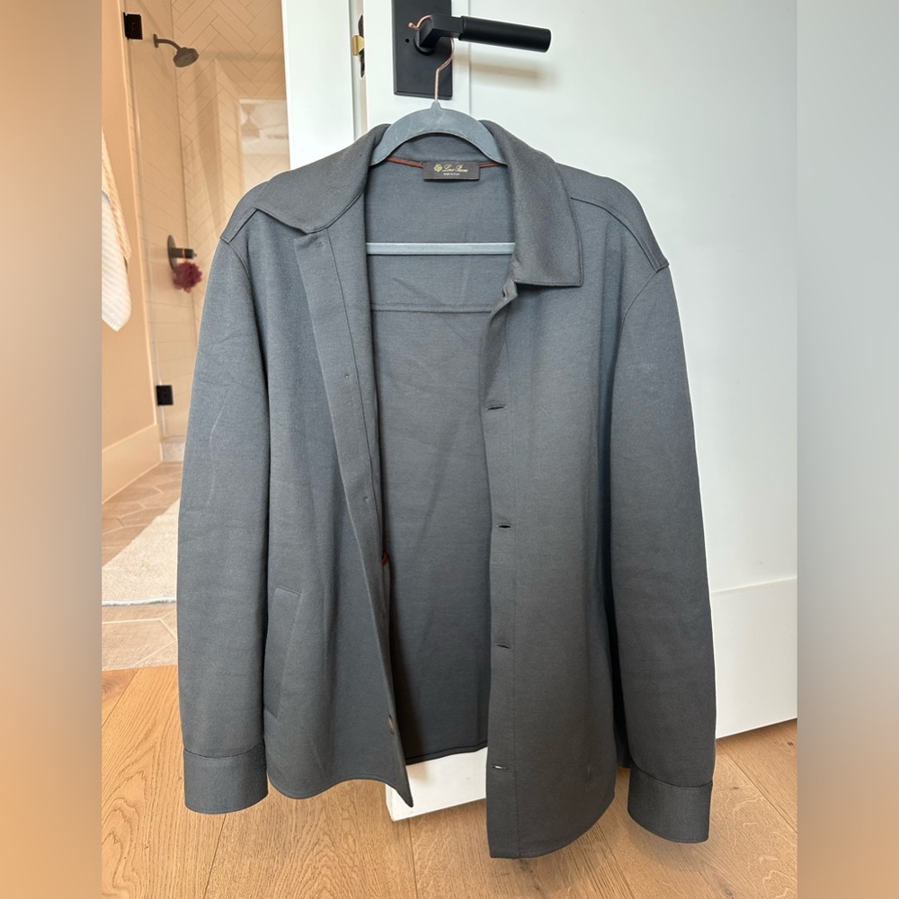 Loro Piana Charcoal Gray Lightweight Jacket